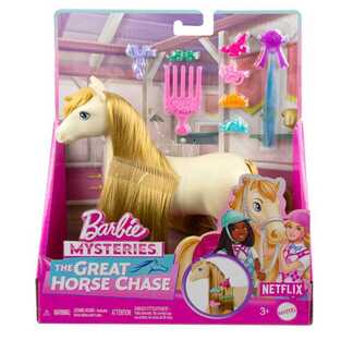 Barbie Mysteries The Great Horse Chase Pony And Accessories - HXJ36