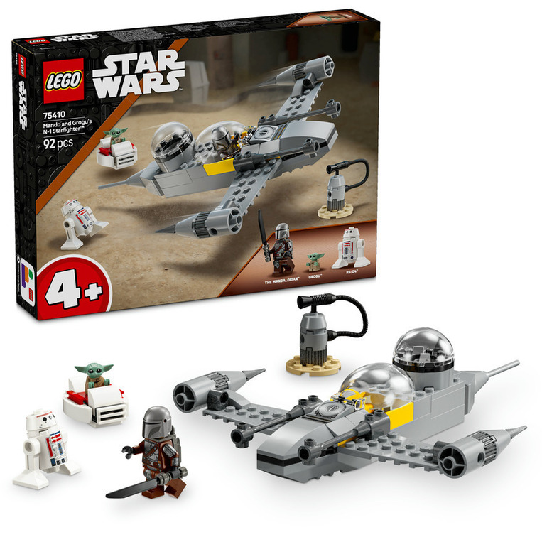 LEGO Star Wars Mando and Grogu's N-1 Starfighter - 75410