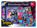 Ravensburger Puzzle 3x49 Batwheels - 12001056