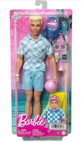 Barbie Ken Beach Glam με Αξεσουάρ - HPL74