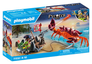 Playmobil Pirates Μάχη Με Τον Γιγάντιο Κάβουρα - 71532