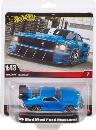 Hot Wheels Premium Αυτοκινητάκια 1:43 - '69 Modified Ford Mustang - HWT04