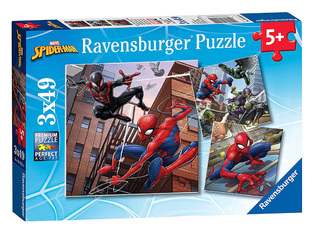 Ravensburger Παζλ 3X49 Τεμ. Spiderman - 05-08025