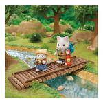 Sylvanian Families Latte Cat Brother & Baby Σετ Εξερεύνησης - SF5763