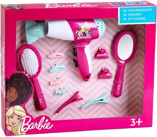 Barbie Hair Dressing Set With Hair Dryer & Accessories - KL5790