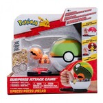 Pokemon Surprise Attack Σετ Παιχνιδιού με 1 Φιγούρα Trapinch & Nest Ball - PKW3169