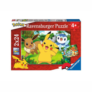 Ravensburger Παζλ 2x24 τεμ. Pokemon - 05-05668