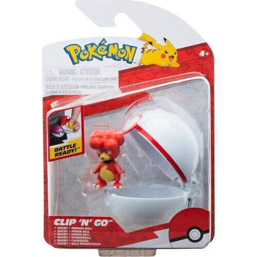 Pokemon - Clip N Go Magby And Premier Ball - PKW3139