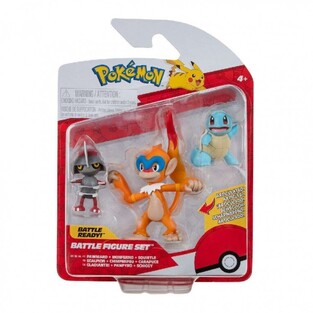 Pokemon Battle Figures 3-Pack Pawniard, Monferno & Squirtle - PKW3058