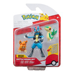 Pokemon - Φιγούρες 3 Τεμ. Snivy - Pawmi -  Lucario 5 CM - PKW3603