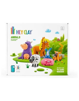 Hey Clay Animals Πολύχρωμος Πηλός - 440045