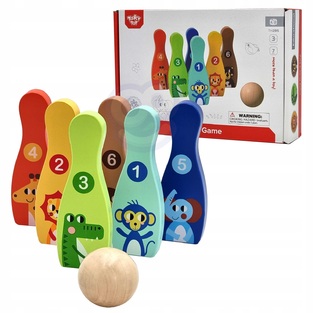 Tooky Toys Ξύλινο σετ Bowling Game - TH295