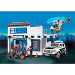 Playmobil Action Heroes Αστυνομικό Τμήμα Με Περιπολικό Και Ελικόπτερο - 71602