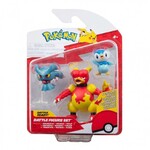 Pokemon Σετ με 3 Φιγούρες Μάχης Misdreavus, Piplup & Magmar - PKW3604