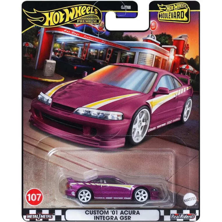 Hot Wheels Premium: Boulevard  Custom ’01 Acura Integra GSR - HRT77