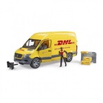 Bruder MB Φορτηγάκι Mercedes Sprinter DHL Με Οδηγό Και Εξοπλισμό - BR002671