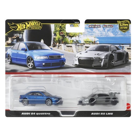 Hot Wheels Premium Car Culture - Audi S4 Quattro & Audi R8 LMS - JDY82