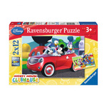 Ravensburger Παζλ 2x12 τμχ Mickey - Minnie Kαι Φίλοι - 05-07565