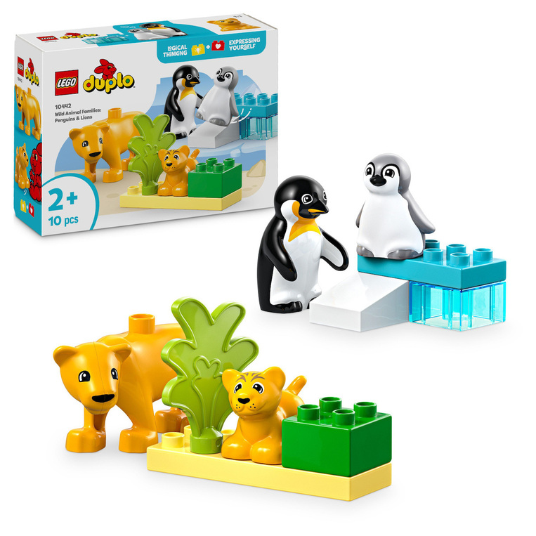 LEGO Duplo Wild Animal Families: Penguins & Lions - 10442