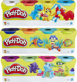 Play-Doh Classic Color 4 Βαζάκια - 3 Σχέδια - B5517