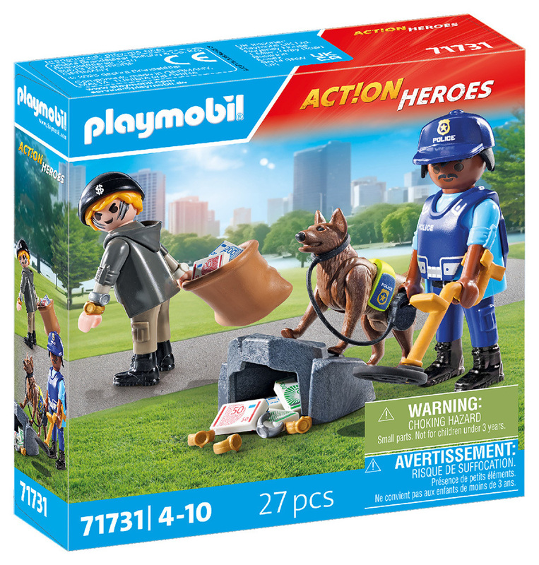 Playmobil Action Heroes Αστυνομική Έρευνα Κλοπιμαίων - 71731