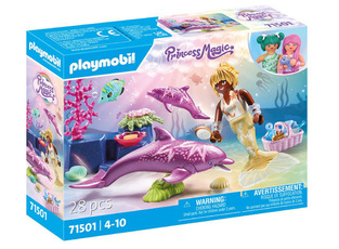 Playmobil Princess Magic Γοργόνα Mε Δελφίνια - PL71501