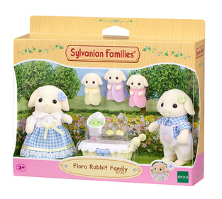 Sylvanian Families Flora Rabbit Οικογένεια - SF5735