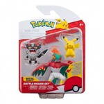 Pokemon Σετ με 3 Φιγούρες Μάχης Pikachu, Perrserker & Hawlucha - PKW3601