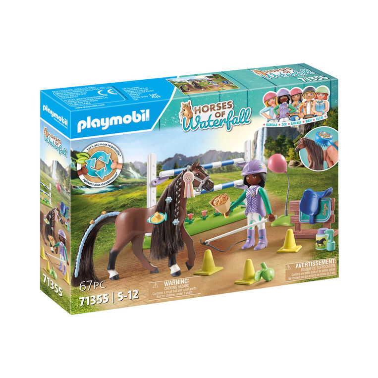 Playmobil Horses Of Waterfall Εκπαίδευση Αλόγου Με Την Ζοε Και Τον Blaze - 71355