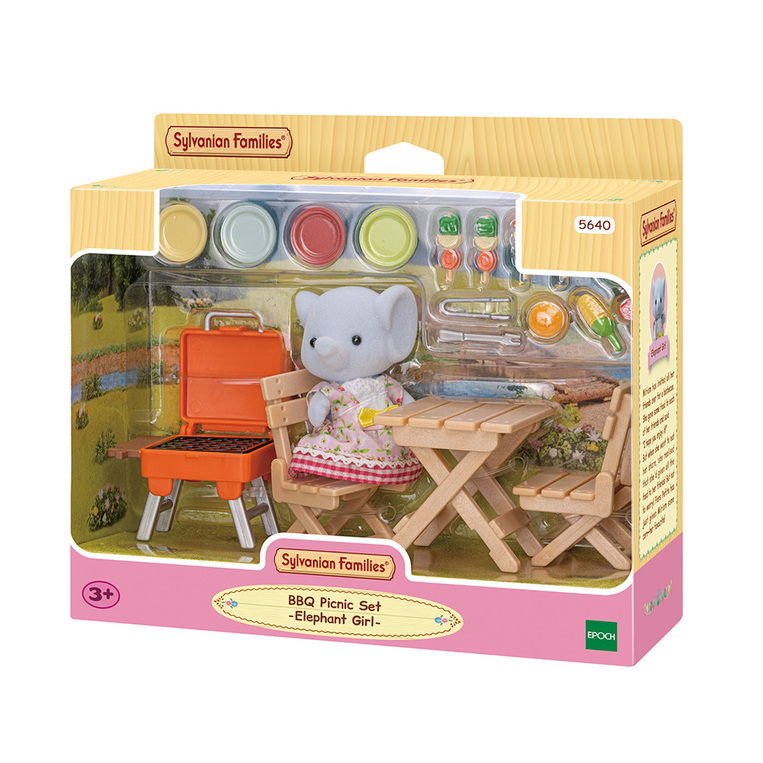 Sylvanian Families Elephant Girl BBQ Picnic Set - SF5640