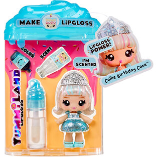 Yummiland Lipgloss Doll - Callie Birthday Cake - 120704EUC