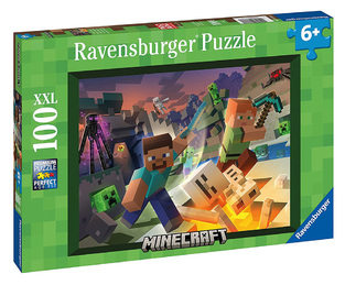 Ravensburger Παζλ 100Xxl Τεμ. Monster Minecraft - 05-13333