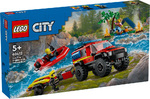 Lego City 4X4 Fire Truck With Rescue Boat - 60412