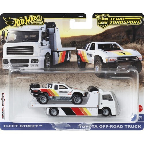 Hot Wheels Premium Car Culture Fleet Street & Toyota Off-Road Truck - HRV39