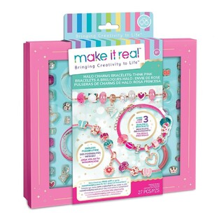 Make It Real- Halo Charms Bracelets Think Pink - 1722