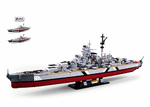 Sluban Model Bricks: Bismarck Battleship 2 In 1 - M38-B1102