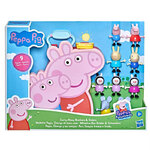 Peppa Pig Carry-Along Brothers And Sisters 9 Figures In Carry Case - F2173