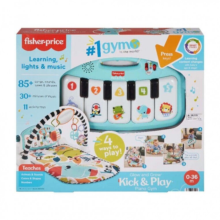 Fisher Price Εκπαιδευτικό Γυμναστήριο Μουσικό Πιανάκι - HWY55