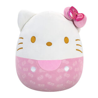 Squishmallows Λούτρινο Hello Kitty 50th Anniversary-Ανάγλυφος Φιόγκος Ροζ 20 cm - SQSN00497