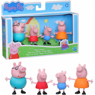 Peppa Pig Peppas Adventures Family Figure 4-Pack 4 Φιγούρες - F2190/F2171