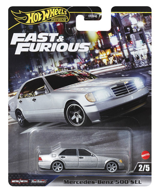 Hot Wheels Premium: Fast Furious Mercedes-Benz 500 SEL Όχημα Παιχνίδι - HRT94