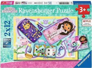 Ravensburger Παζλ 2X12 Τεμ. Gabby'S Dollhouse - 05-05709