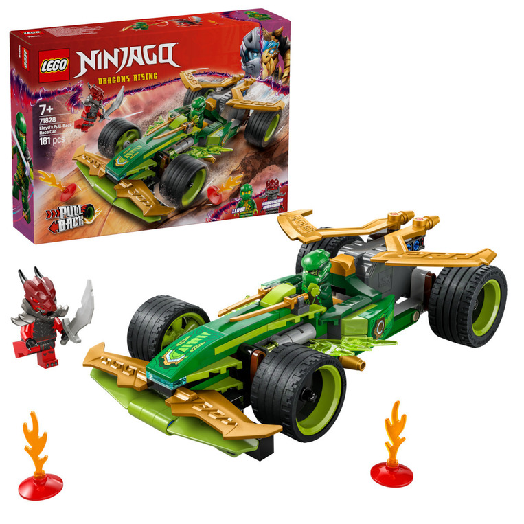 LEGO Ninjago Lloyd's Pull-Back Race Car - 71828