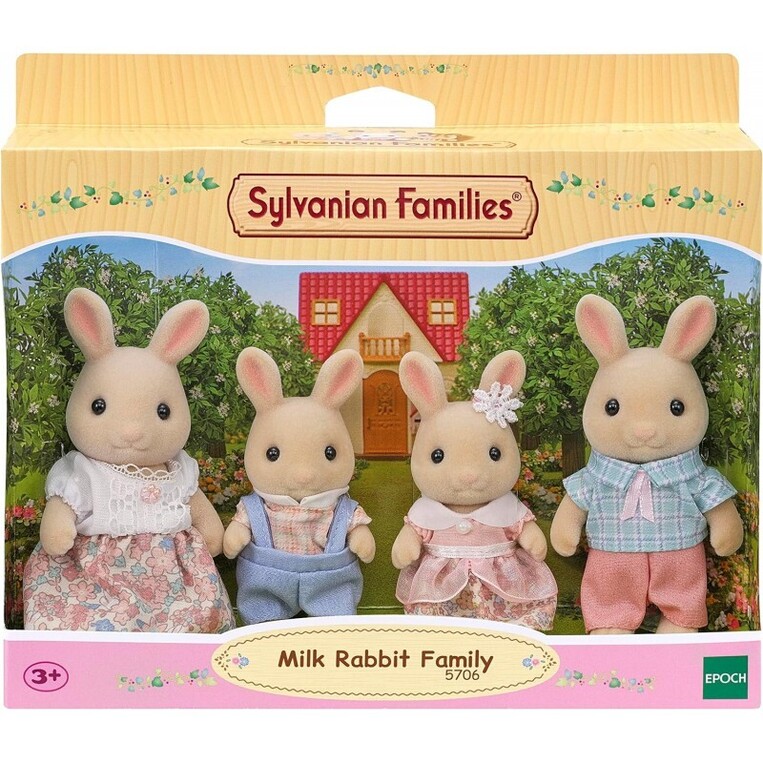 Sylvanian Families Milk Rabbit Family - SF5706