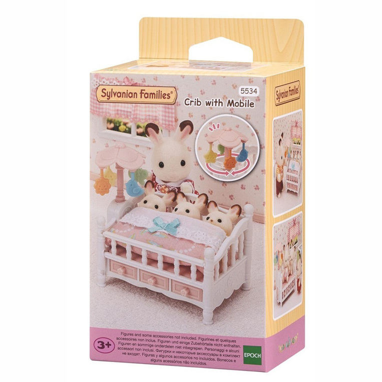 Sylvanian Families Κούνια Μωρού με Κρεμαστό Παιχνίδι - Crib with Mobile - SF5534