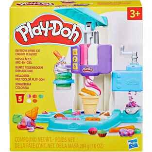 Play-doh Rainbow Swirl Ice Cream Playset - G0028