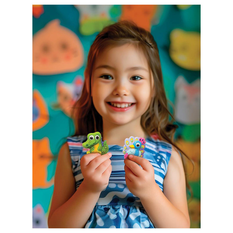 4M Γουρλοματάκια Ζωάκια Μαγνητάκια/Καρφίτσες-Κατασκευή - 4M0640