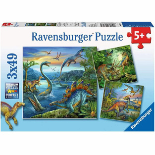 Ravensburger Παζλ 3x49 Tμχ Δεινόσαυροι - 05-09317